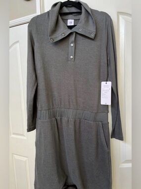 cabi #4973 Haven Dress. NWT. Size Medium. Retails - $139. Color - blue & gray.